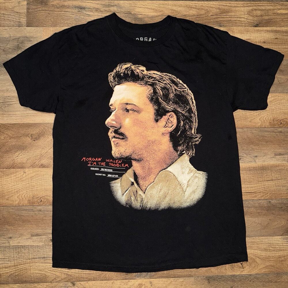 Morgan Wallen Shirt Mens Large Black I'm The Problem Graphic T-Shirt Country